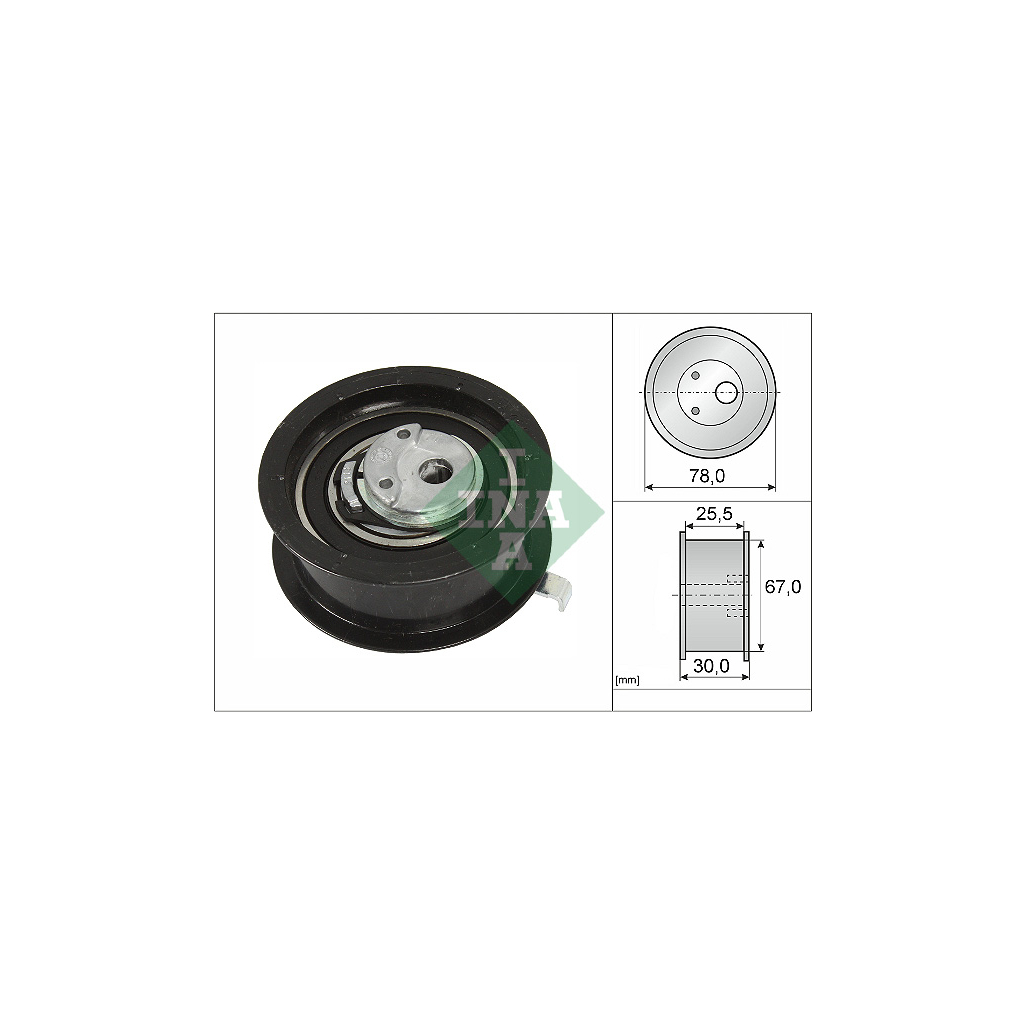 Ролик натягувача ременя INA 531 0251 30 Ролик натягувача ременя INA 531 0251 30