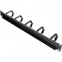 Cable organizer 19" 1U 5 staples, depth 52mm Kingda (KD-CM-02)