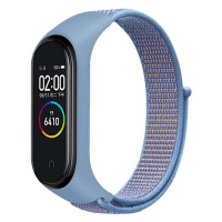 Ремінець до фітнес браслета BeCover Nylon Style для Xiaomi Mi Smart Band 5/6 Light Blue (705425)