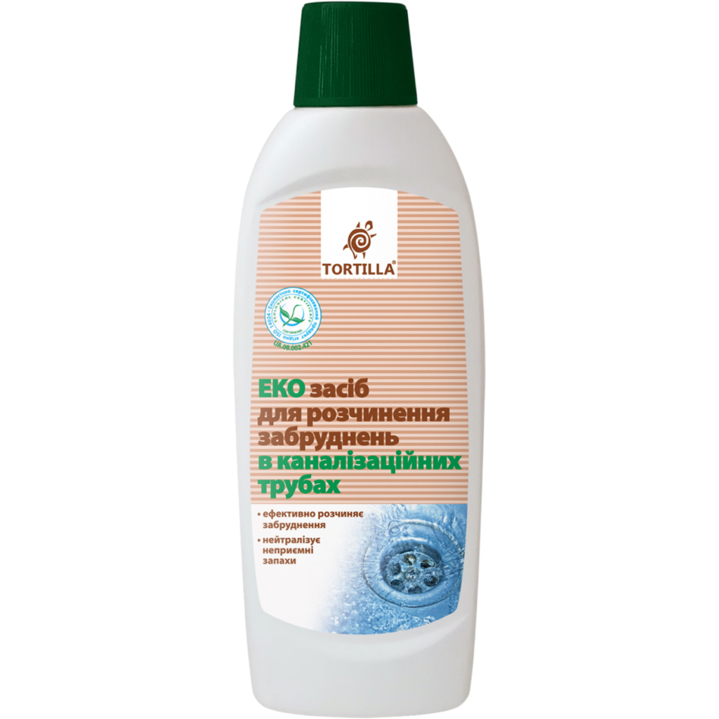 Засіб для прочищення труб Tortilla Еко 500 г (4820178060929) Засіб для прочищення труб Tortilla Еко 500 г (4820178060929)