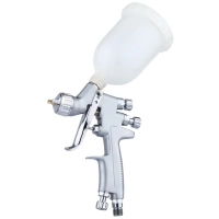 Paint sprayer Auarita mini HVLP 0.8 mm, with an upper layer tank. (H-921-MINI-0.8)