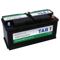 Car battery TAB 105 Ah/12V AGM Euro (213 105)