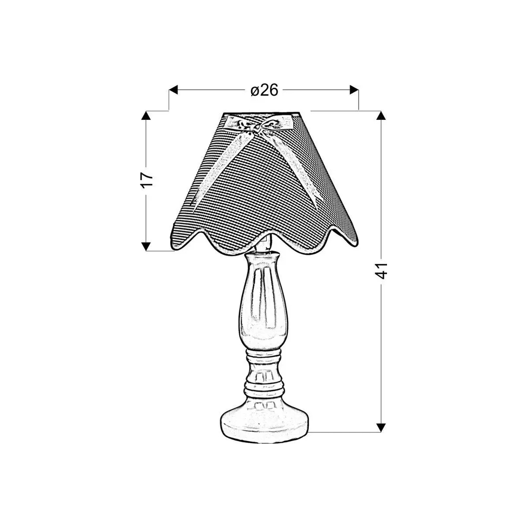 Настільна лампа Candellux 41-04680 LOLA (41-04680) Настільна лампа Candellux 41-04680 LOLA (41-04680)