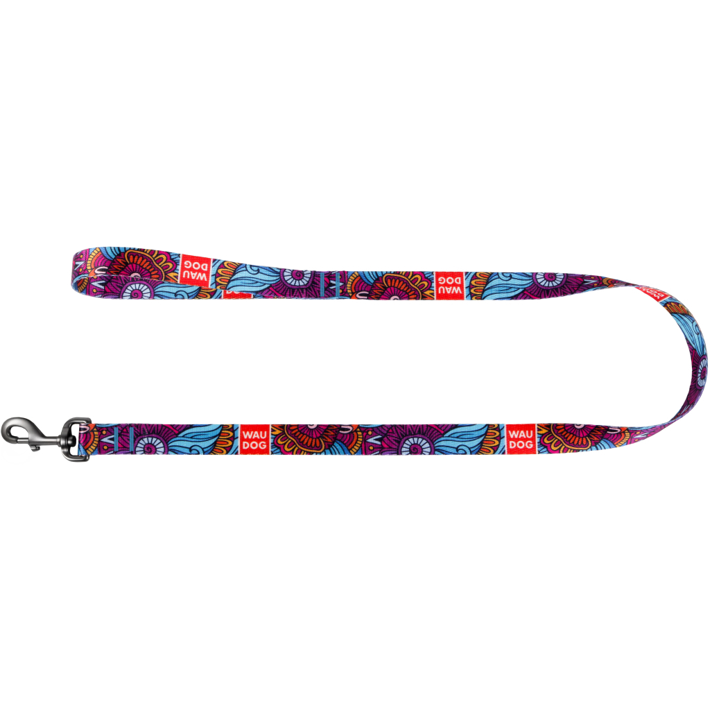 Повідець для собак WAUDOG Nylon "Літо" S Ш 15 мм (4602)