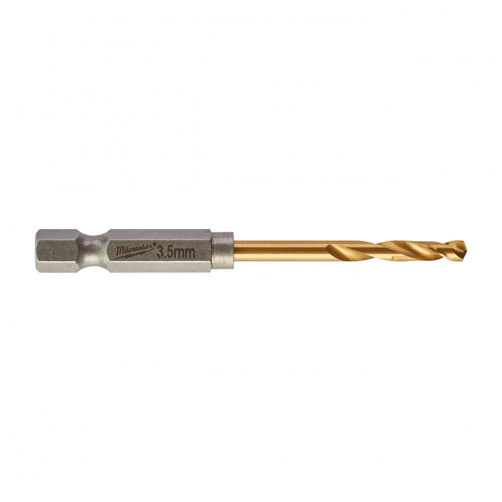 Свердло Milwaukee по металу RedHEX HSS-G TiN, 3,5 мм (2шт) (48894707)