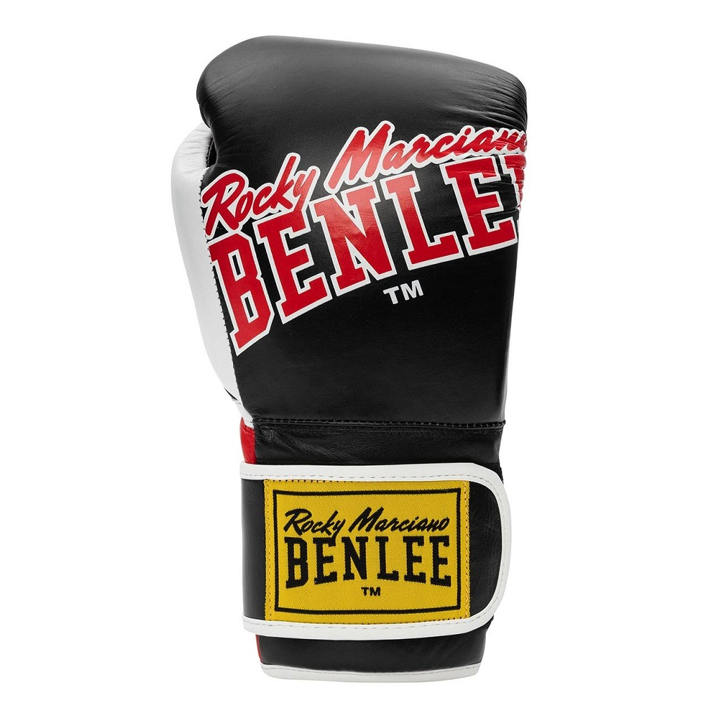 Боксерські рукавички Benlee Bang Loop Шкіра 12oz Чорно-червоні (199351 (Black Red) 12 oz.)