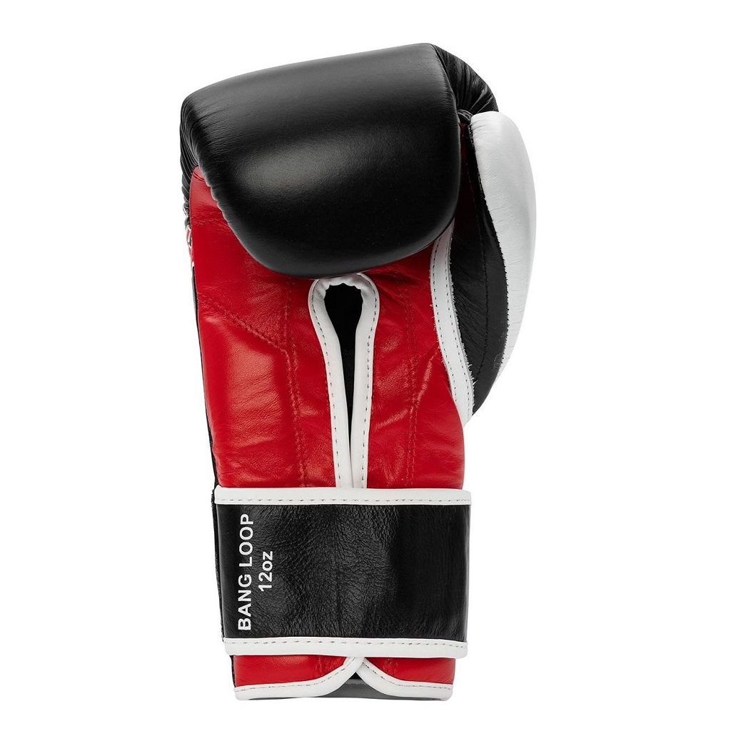 Боксерські рукавички Benlee Bang Loop Шкіра 12oz Чорно-червоні (199351 (Black Red) 12 oz.)