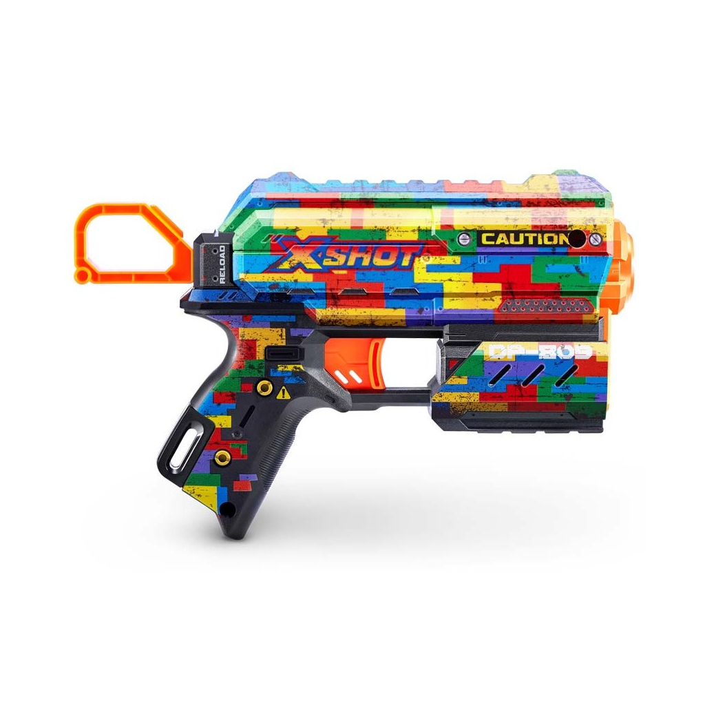 Іграшкова зброя Zuru X-Shot Швидкострільний бластер Skins Flux Striper (8 патронів) (36516K)