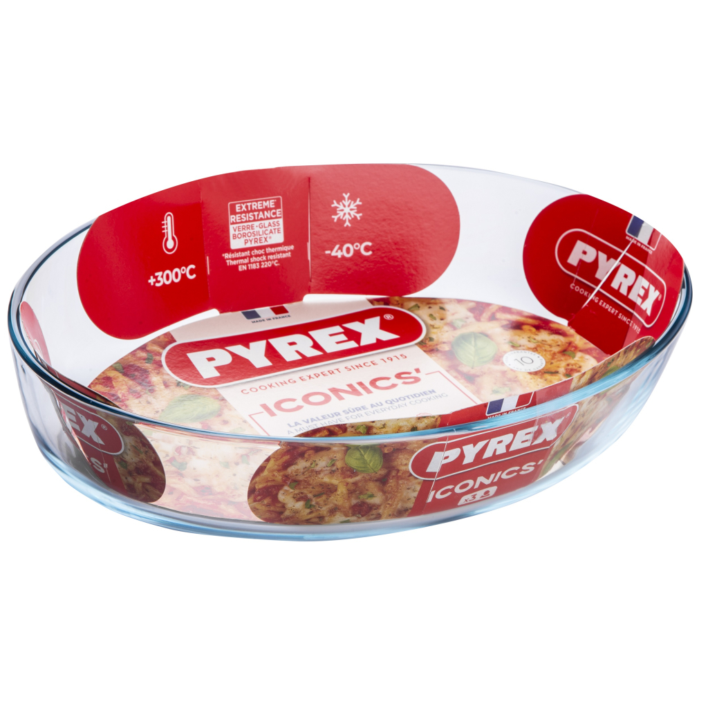 Форма для випікання Pyrex Essentials овальна 30 х 21 х 6 см 2,2 л (345B000/8044)