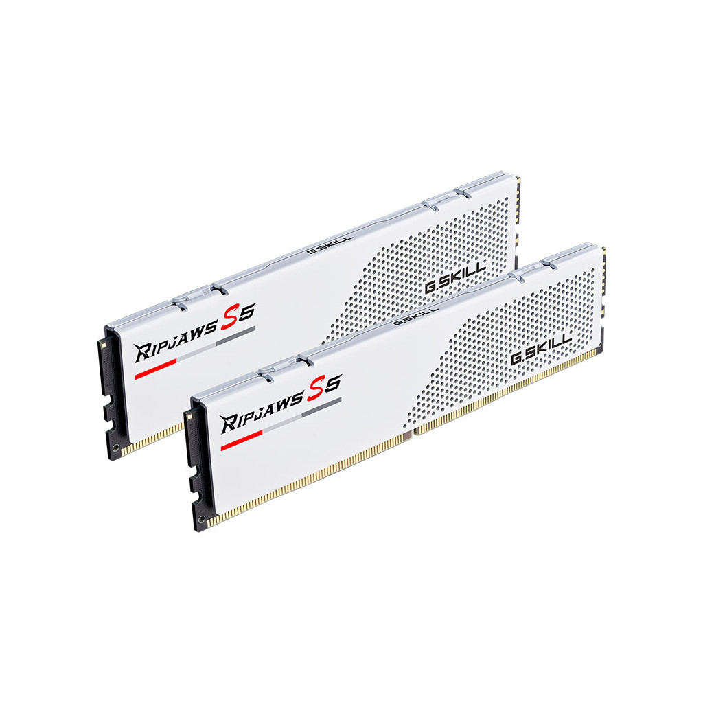 Модуль пам'яті для комп'ютера DDR5 32GB (2x16GB) 5600 MHz Ripjaws S5 White G.Skill (F5-5600J3636C16GX2-RS5W) Модуль пам'яті для комп'ютера DDR5 32GB (2x16GB) 5600 MHz Ripjaws S5 White G.Skill (F5-5600J3636C16GX2-RS5W)