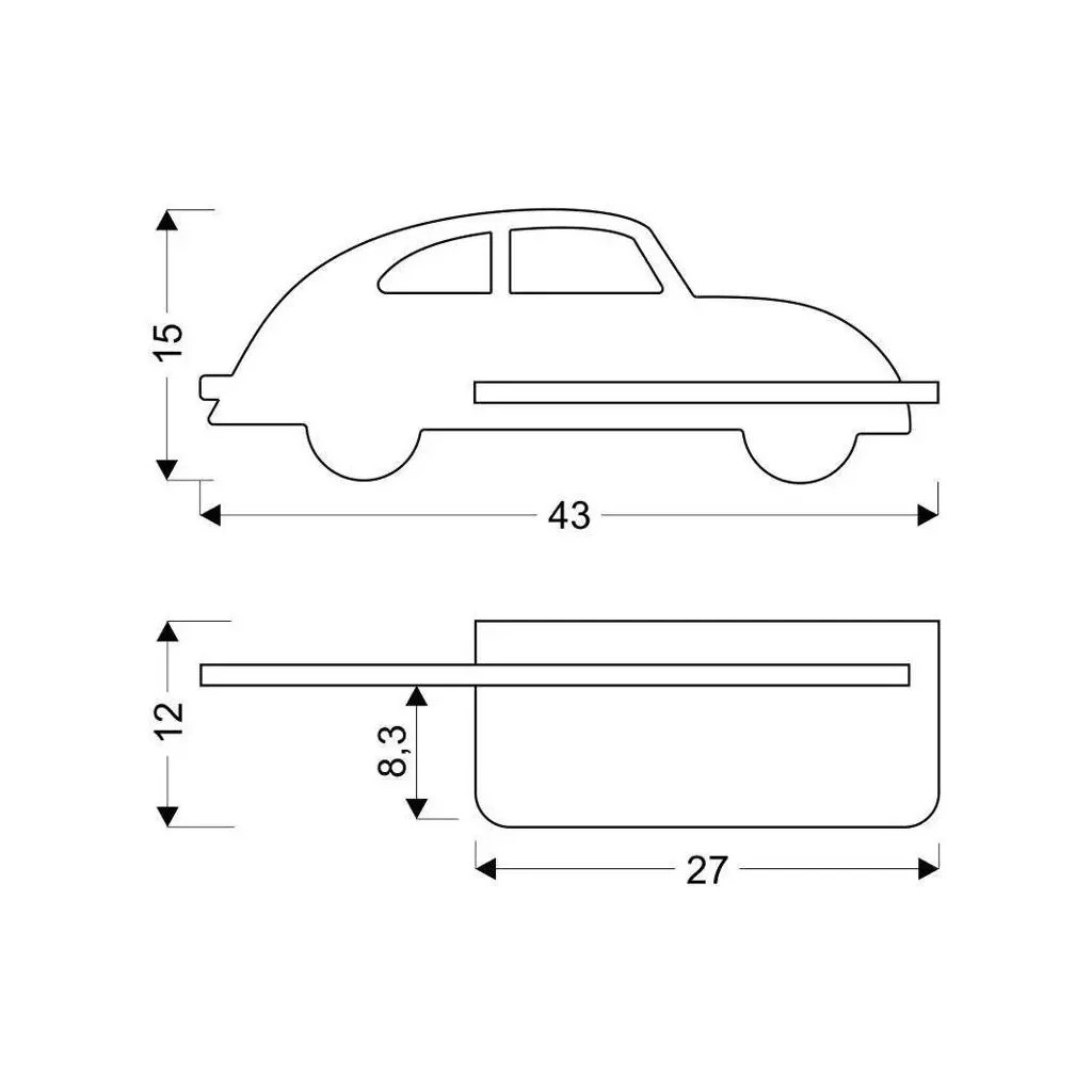Світильник Candellux CAR (21-85061) Світильник Candellux CAR (21-85061)