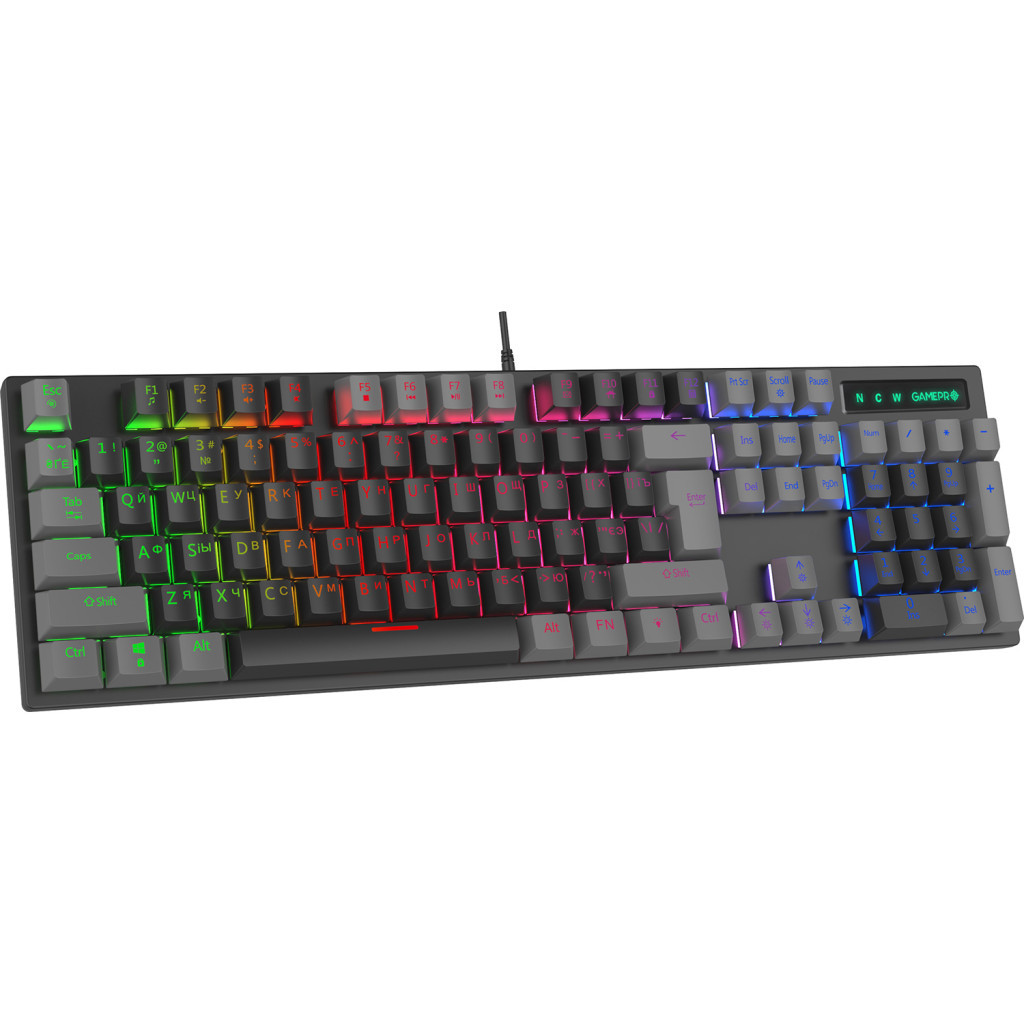 Клавіатура GamePro MK105R LED Red Switch USB Black (MK105R)