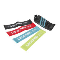 Еспандер LivePro Resistance Loops Bands LP8412 Набір фітнес гумок 4шт (6951376101355)