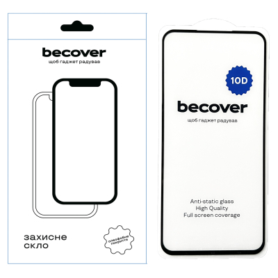 Скло захисне BeCover Samsung Galaxy S23 FE SM-S711 10D Black (711508)