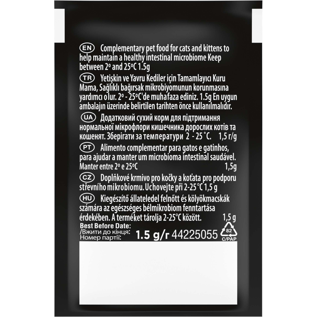 Пробіотична добавка для тварин Purina Pro Plan FortiFlora Plus Для котів і кошенят для підтримки нормальної мікрофлори кишківника 30 x 1.5 г (8445290507495)