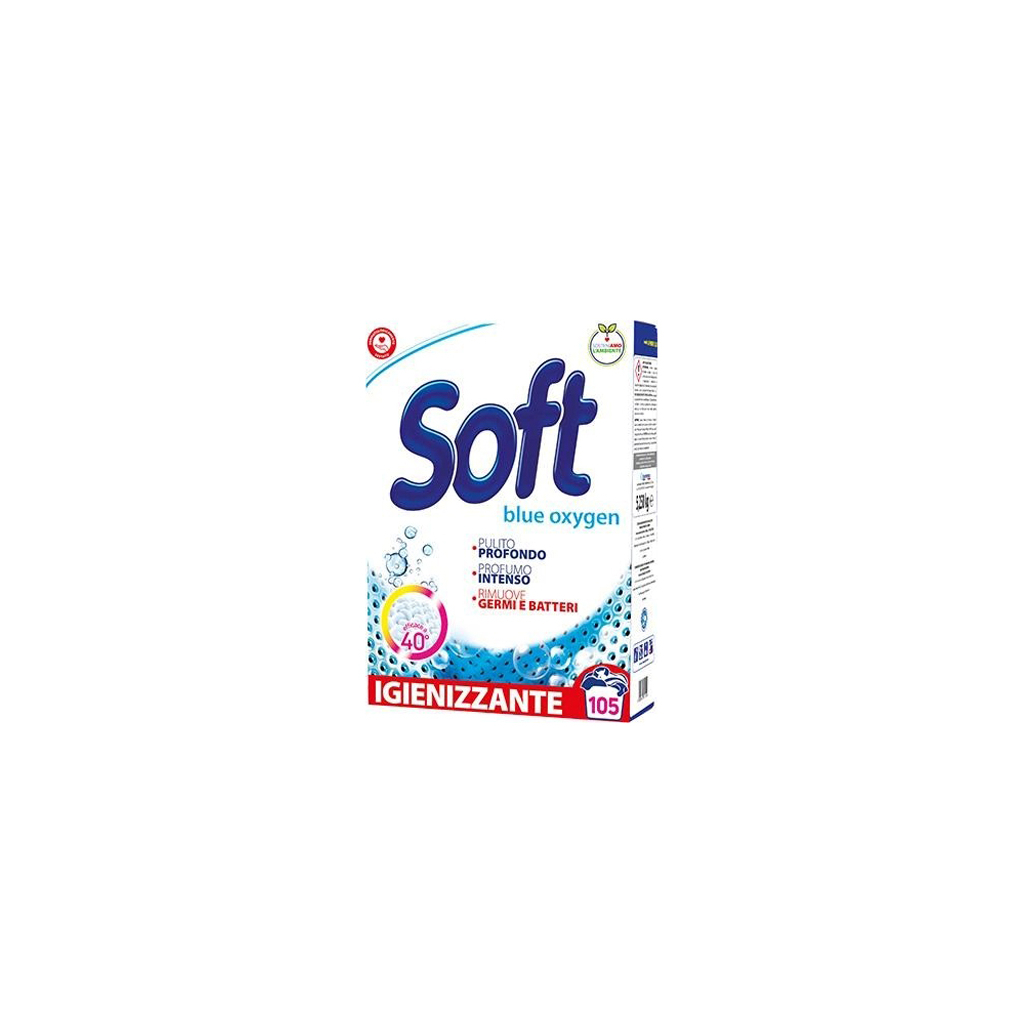 Пральний порошок Soft Blue Oxygen Універсальний з активним киснем 5.25 кг (8003640011506)