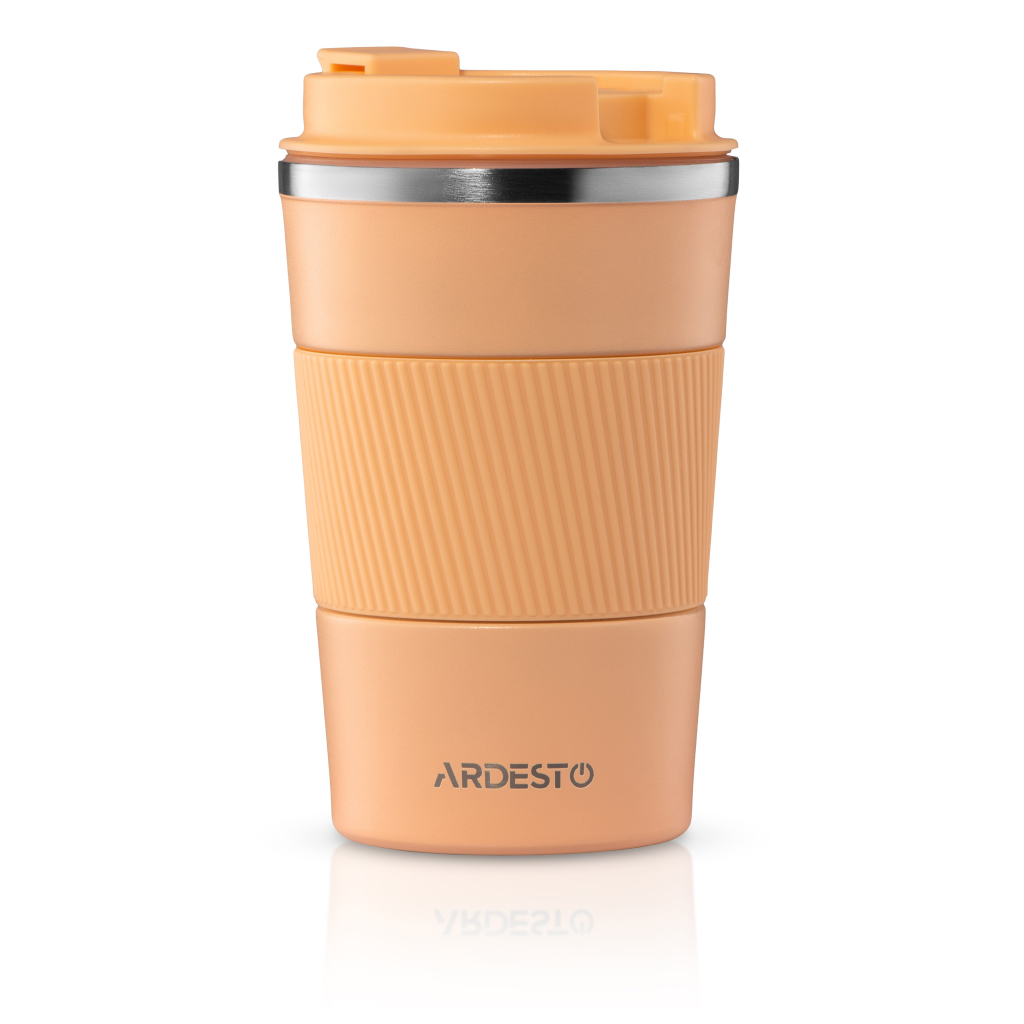 Термокружка Ardesto Urban Peach Fuzz 380мл, нержавіюча сталь (AR2638PF)
