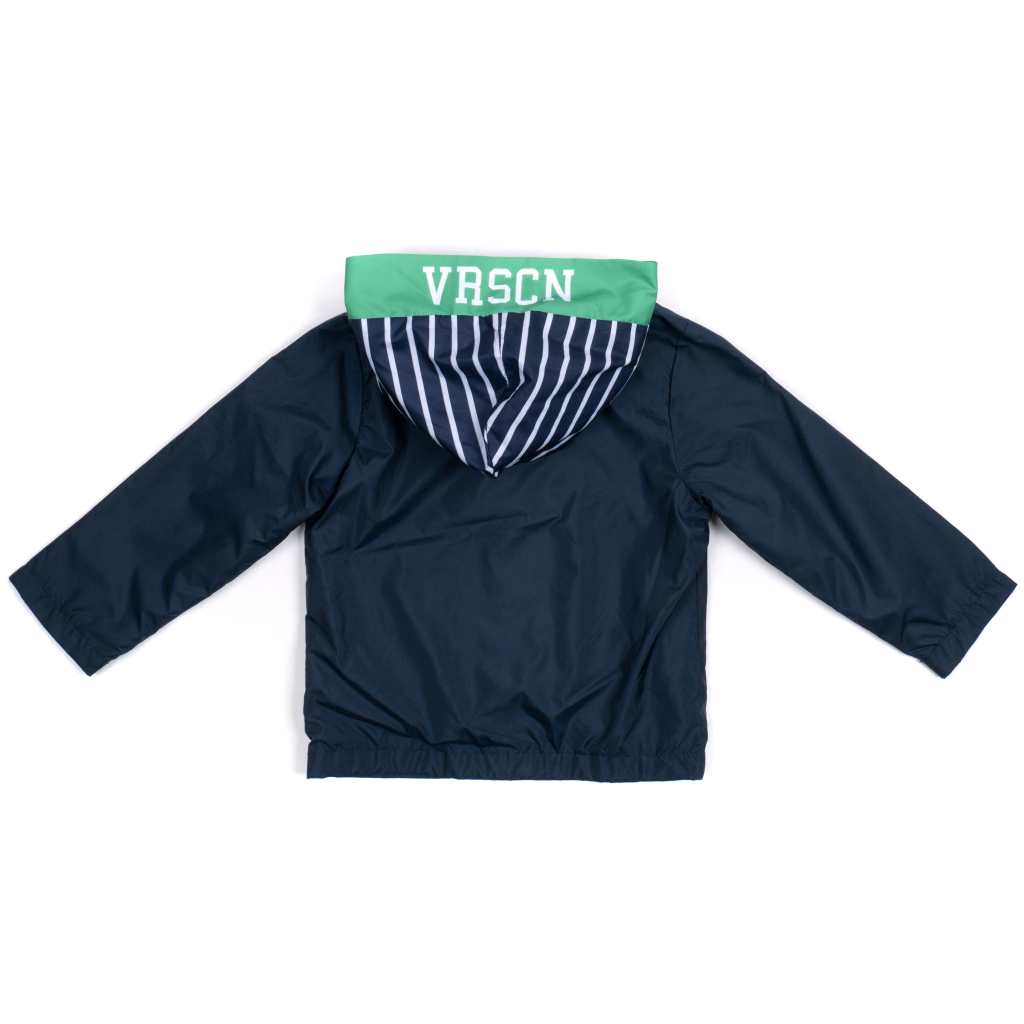 Куртка дитяча Verscon вітровка з капюшоном (3458-116B-blue)