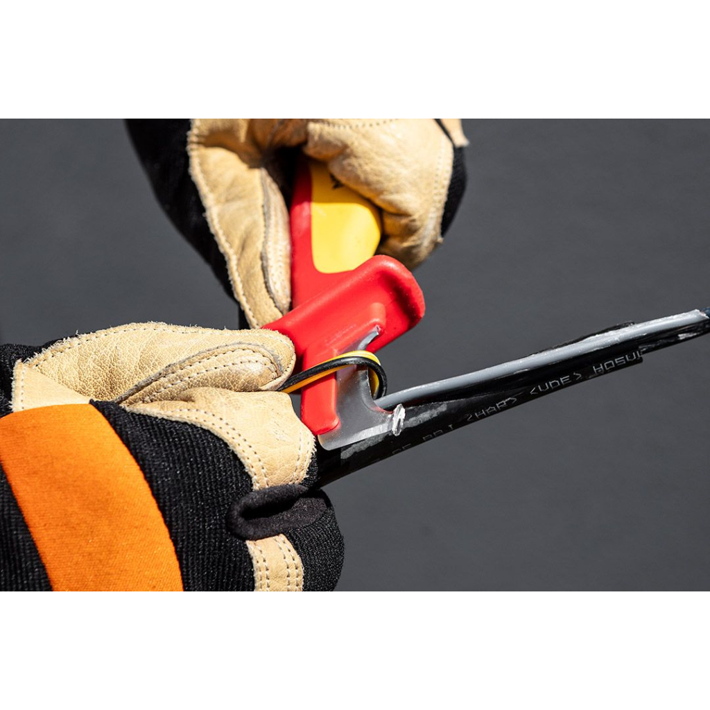 Ніж монтажний Neo Tools діелектричний, 1000V, вигнуте лезо, 180мм (01-553)