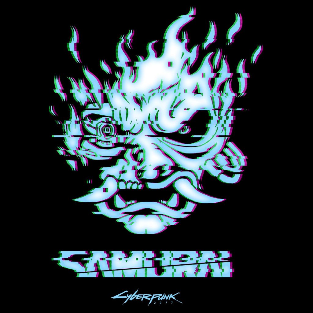 Футболка Jinx Cyberpunk 2077 - Glitch Samurai Premium Tee Black, L (JINX-11911L)