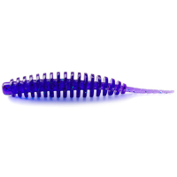 Силікон рибальський FishUP Tanta 2.5" 060 - Dark Violet/Павлина&Silver (8шт/уп) (1864.03.58)