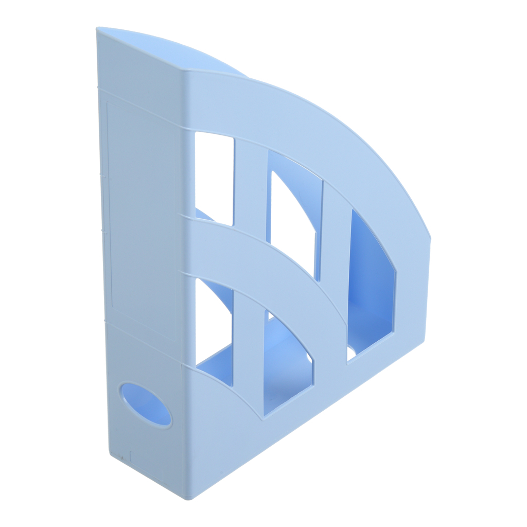 Лоток для паперів Buromax вертикальний, блакитний (BM.6353-14) Лоток для паперів Buromax вертикальний, блакитний (BM.6353-14)