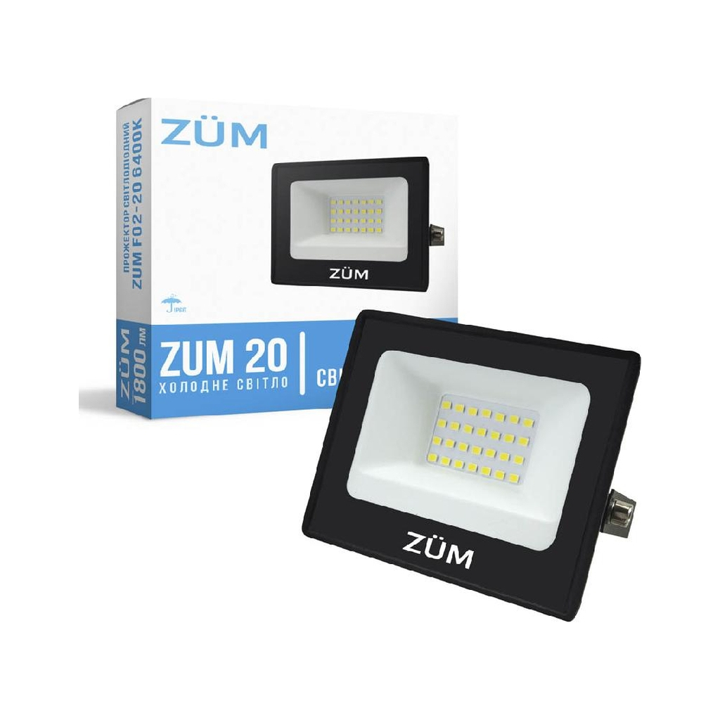 Прожектор Євросвітло ZUM F02-20 6400K