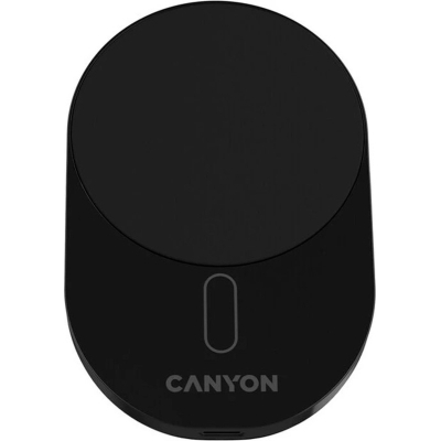 Зарядний пристрій Canyon OnGrip 105 15W Qi2 Wireless Black (CNS-CCH105B)