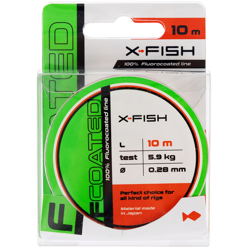 Флюорокарбон X-Fish FCoated 10m 0.28mm 5.9kg (1917.01.27)