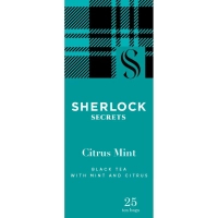 Sherlock Secrets Citrus Mint tea black 25x2 g (shs.01138)