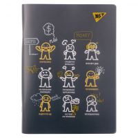 Yes A5 notebook "Don't complicate it!" plastic cover 70 sheets, cell (681848)