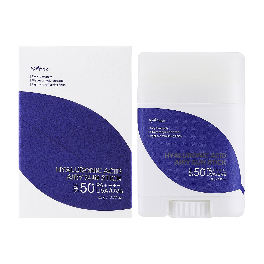 Засіб від засмаги IsNtree Hyaluronic Acid Airy Sun Stick SPF50 22 г (8809686384228)