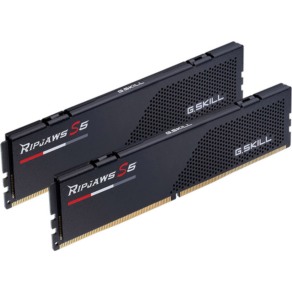 Модуль пам'яті для комп'ютера DDR5 32GB (2x16GB) 6400 MHz Ripjaws S5 Matte Black G.Skill (F5-6400J3648F16GX2-RS5K)