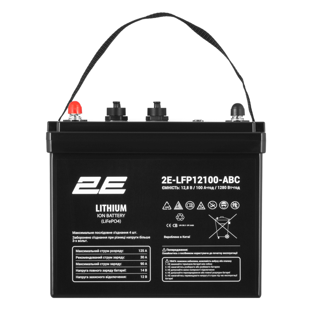 Батарея LiFePo4 2E 12V-100Ah, ABC 4S (2E-LFP12100-ABC)