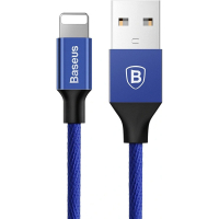 Дата кабель USB 2.0 AM to Lightning 1.2m navy blue Baseus (CALYW-13)