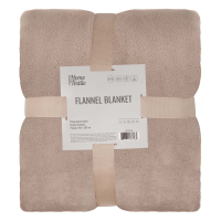 ARDESTO Flannel plaid 160x200cm, 100% polyester, beige (ART0230SB)