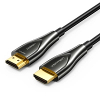 Кабель мультимедійний HDMI M to HDMI M 25.0m 4K fiber optic black VENTION (ALSBS)