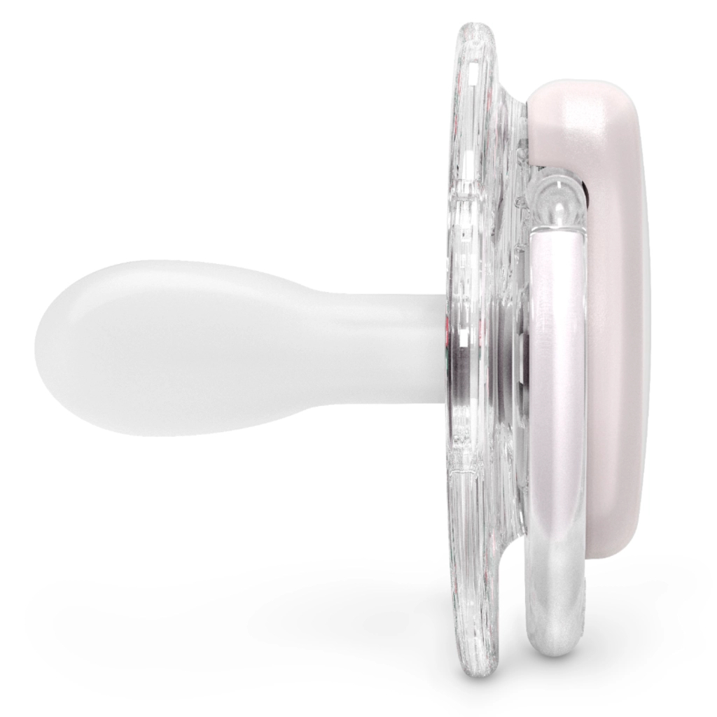 Пустушка Suavinex Poetry фізіологічна, 0-6 місяців, світло-рожева з малюнком (308929)