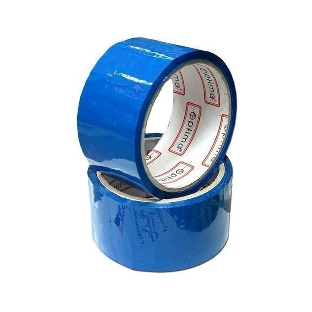 Скотч Optima 48 мм х 30 м, синій (O45304-02) Скотч Optima 48 мм х 30 м, синій (O45304-02)