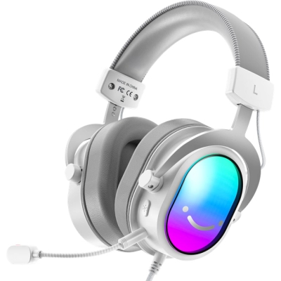 Навушники Fifine H16 7.1 RGB White (H16W)