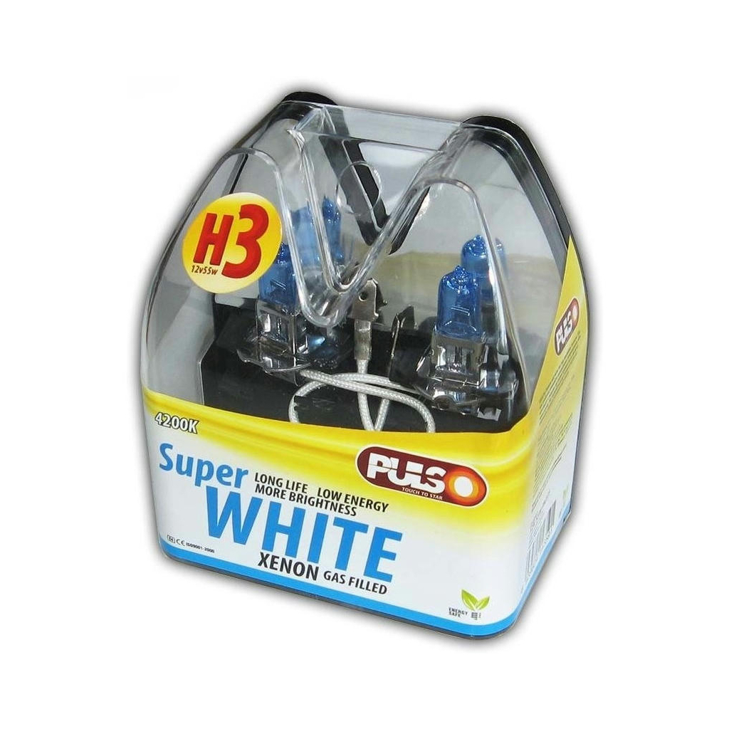 Автолампа PULSO H3/PK22S 12v55w super white/plastic box (LP-32551) Автолампа PULSO H3/PK22S 12v55w super white/plastic box (LP-32551)