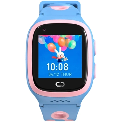 Смарт-годинник Canyon ZEFIR KW-49 E-SIM 4G GPS Pink-Blue Дитячий смарт-годинник (CNE-KW49PB)
