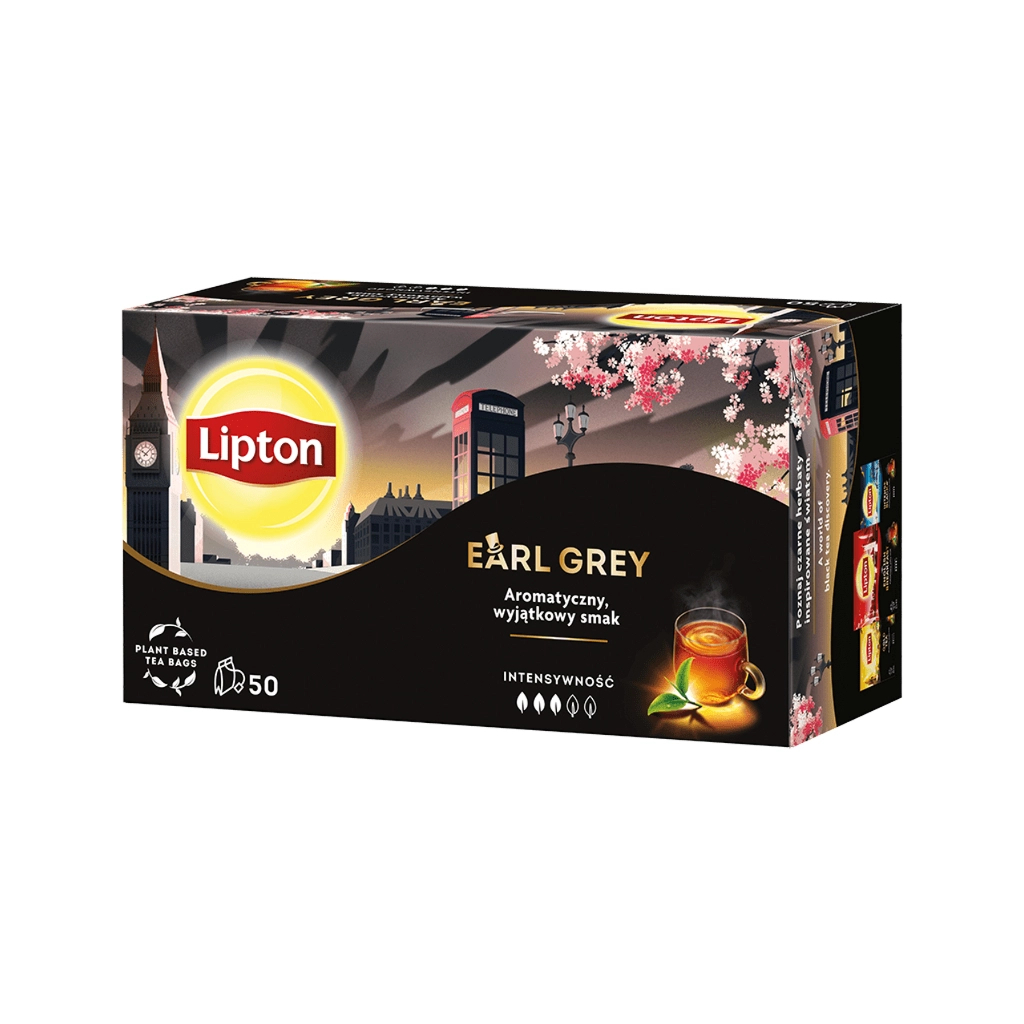 Чай Lipton Earl Grey 50 пакетиків (8720608011803)