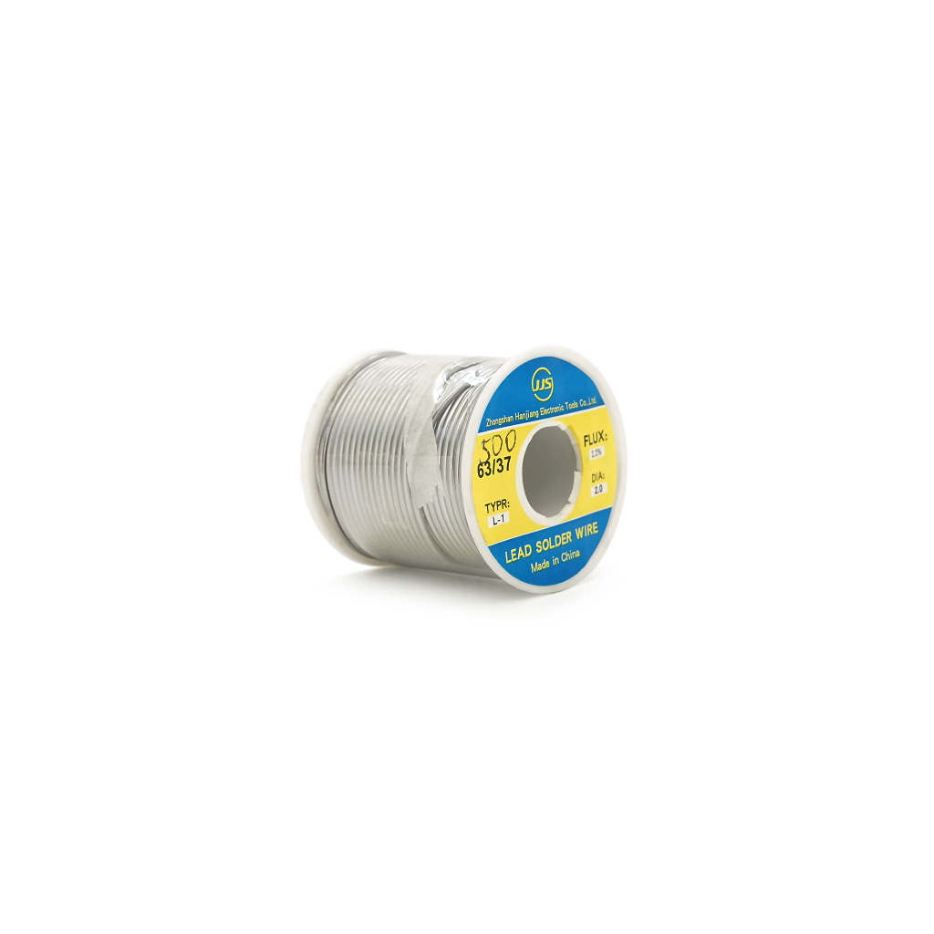 Припій для пайки Jufeng ПОС-63 (Sn63/Pb37), 2мм, 500гр.котушка (YT-SLF-Jufeng/37-2-500)