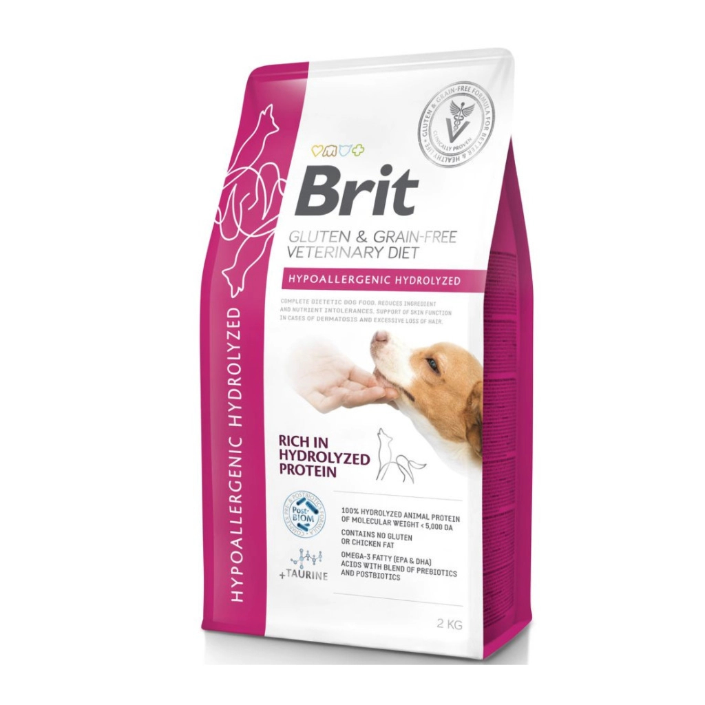 Сухий корм для собак Brit GF VetDiets Hypoallergenic Hydrolyzed 2 кг (8595602573592) Сухий корм для собак Brit GF VetDiets Hypoallergenic Hydrolyzed 2 кг (8595602573592)