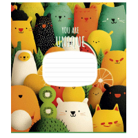 Notebook Schoolboy Genius You are unique 12 sheets cell (012-3581K)