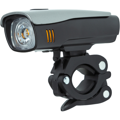 Передня велофара HiSmart 300 люмен, LED, USB, IPX5 (HS081492)