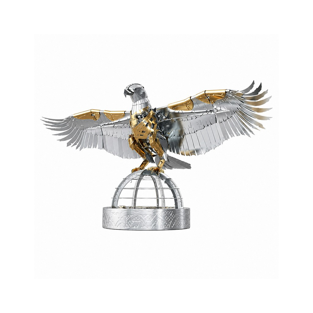 Конструктор Metal Time Колекційна модель Unity Wings Eagle Golden Armor Crystal Edition (MT101SWRSK-GA/READY)