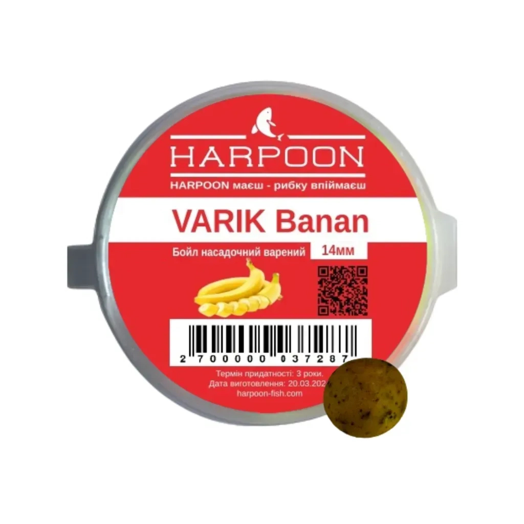 Бойл Harpoon Варений 14мм Banan (2700000037287) Бойл Harpoon Варений 14мм Banan (2700000037287)