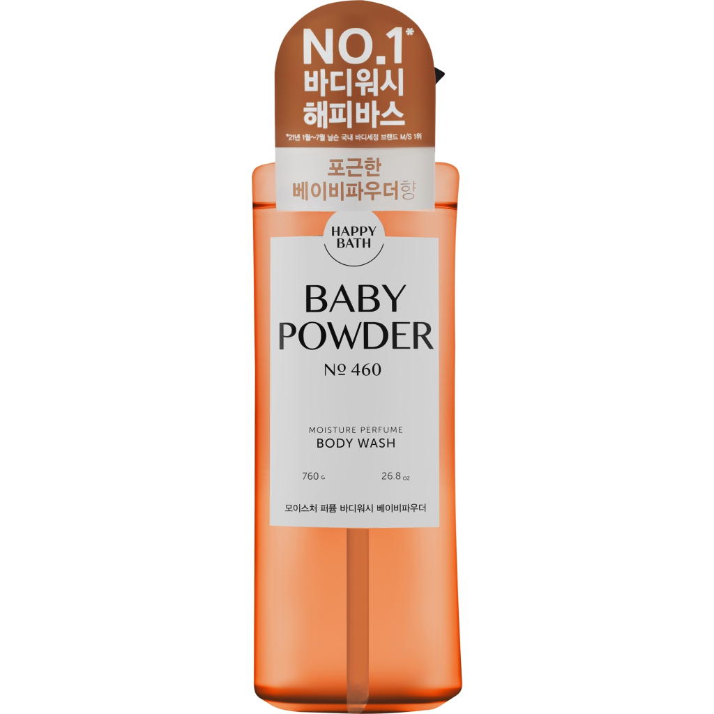 Гель для душу Happy Bath Powder Body Moisture Perfume Body Wash 760 мл (8809803537582)